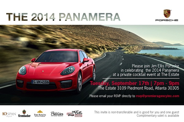 Premier Parties – 2014 Porsche Panamera Launch
