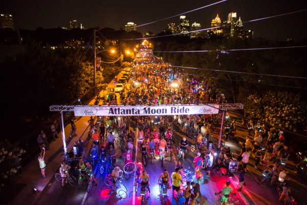 Atlanta Moon Ride Lights Up the City for its Fifth Annual Ride